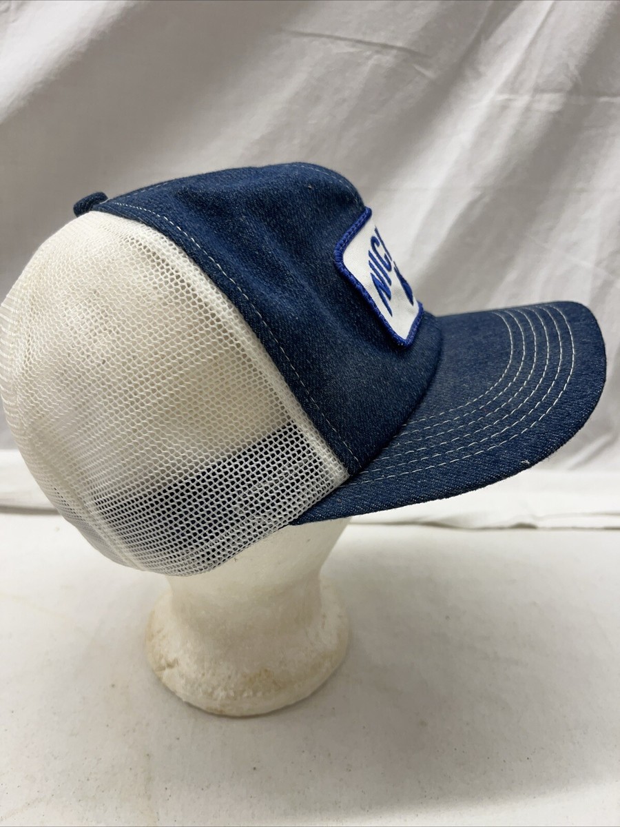 trucker hat baseball Cap Mesh SnapBack Patch K Products Denim