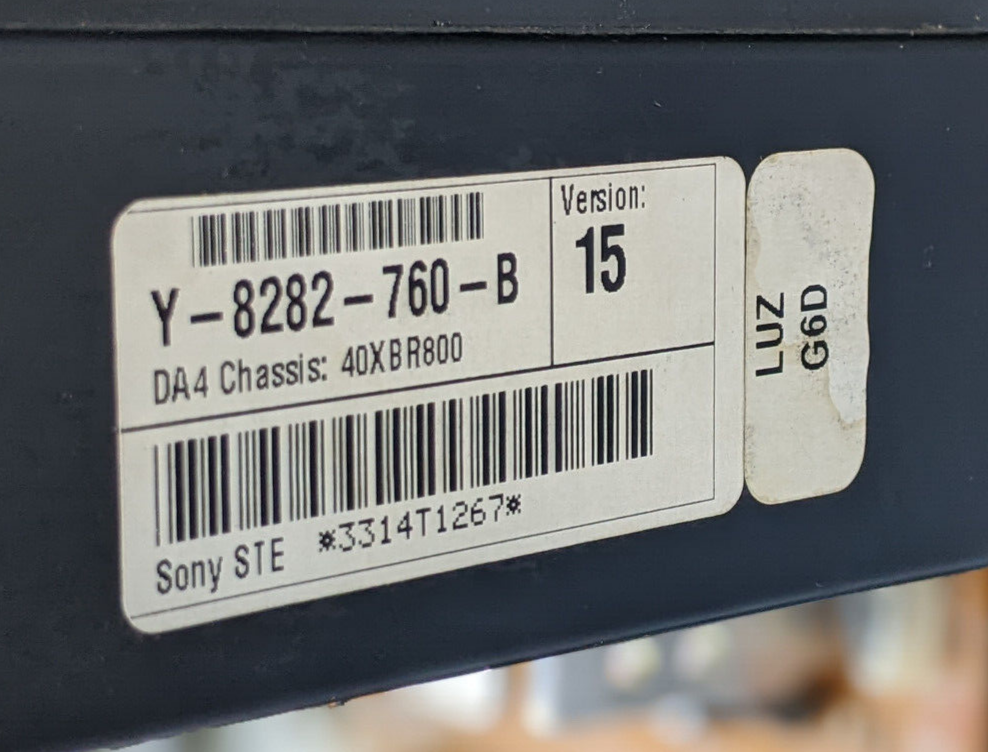 SONY. KV-40XBR800. Parts From WORKING DA-4 Chassis For Sale