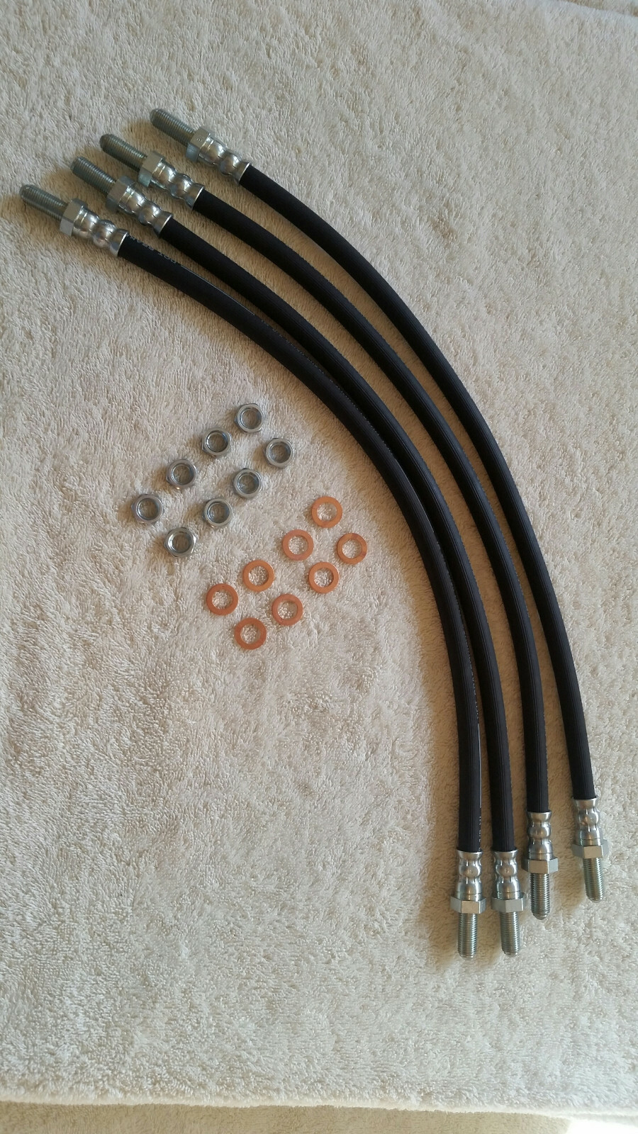 Rolls-Royce / Bentley 1965-1980 Front Brake 4 Hose Kit ( CD6242 )
