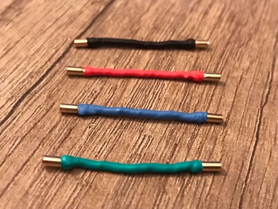 Reference Phono Headshell Leads Gold Silver- 925 Silver Pin | Audio Note Pin Opt