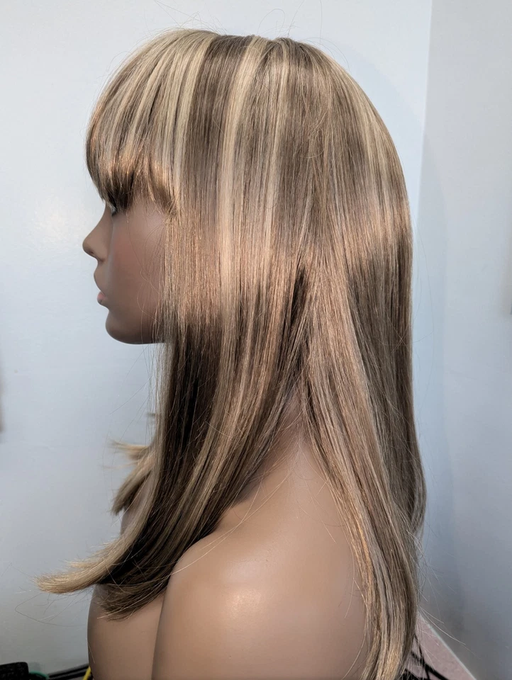 Синтетические светлые челки Taylor Long 24/14 Light Golden Blonde Highlights Honey Blonde  - Изображение 4 из 4