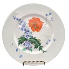 Ceralene Raynaud Limoges Pavot  Poppy 10 3/4 inch Dinner Plate