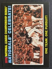 Nationals Celebrate! 2020 Topps Heritage Baseball Washington Nationals #206