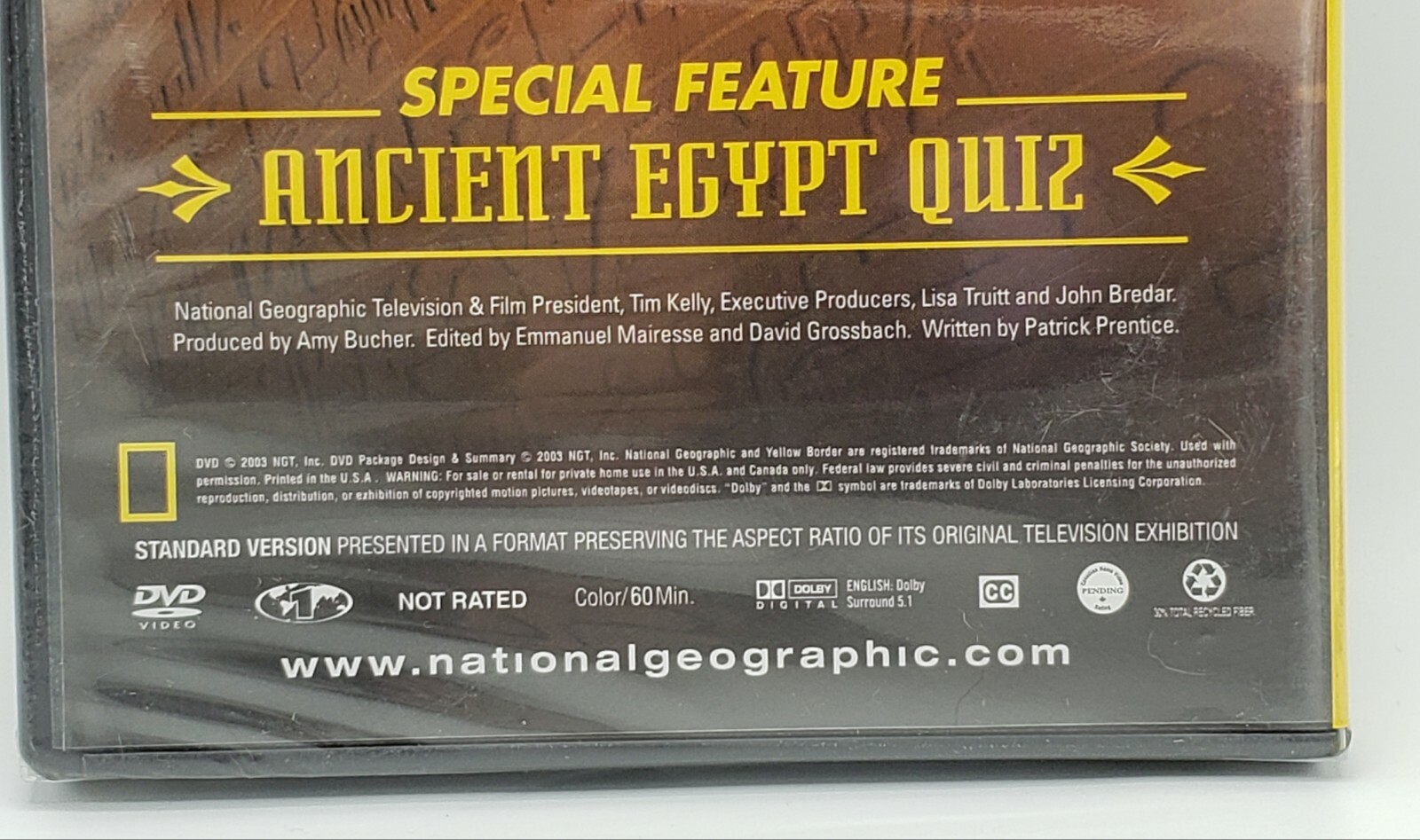 National Geographic Egypt Eternal The Quest for Lost Tombs (DVD, 2003
