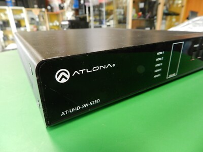 Atlona AT-UHD-SW-52ED HDMI Matrix-Switcher 5 X 2 - 4K/UHD
