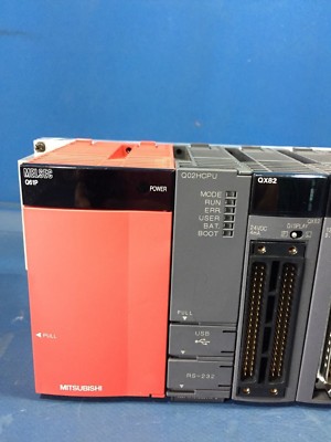MITSUBISHI MELSEC Q PLC Q61P Q02HCPU QX82 QY81P QX42 MITSUBISHI MELSEC Q PLC Q61P Q02HCPU QX82 QY81P QX42