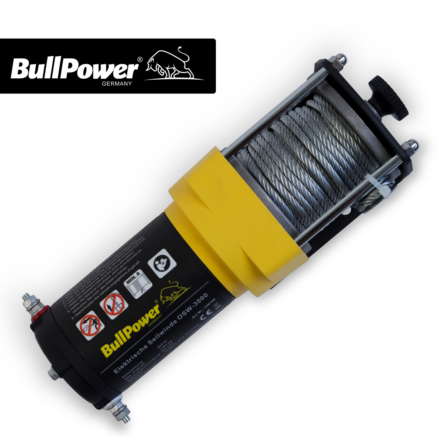 BullPower Elektrische Offroad Seilwinde Quad Elektrowinde Motorwinde ...