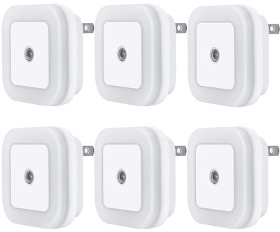 LED Night Light Lamp with Smart Sensor Dusk to Dawn Sensor, Daylight Whit
