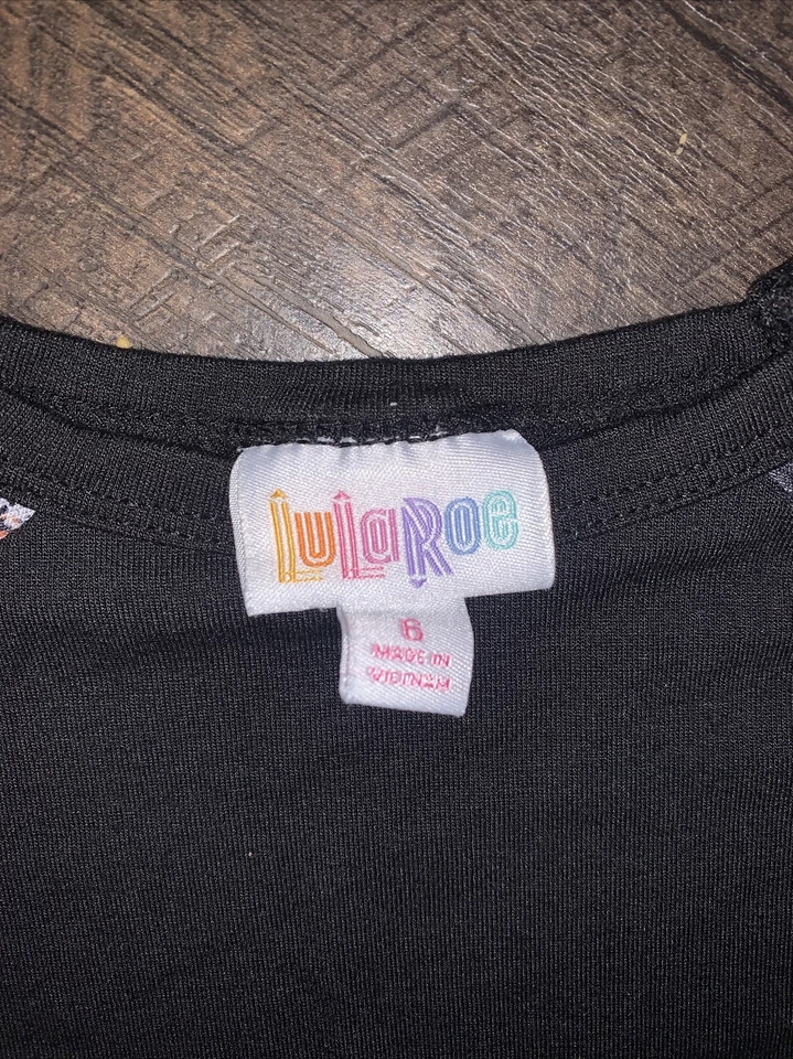 LulaRoe Sloan Halloween Caramelo Maíz Mangas Talla 6 Foto 2 de 4