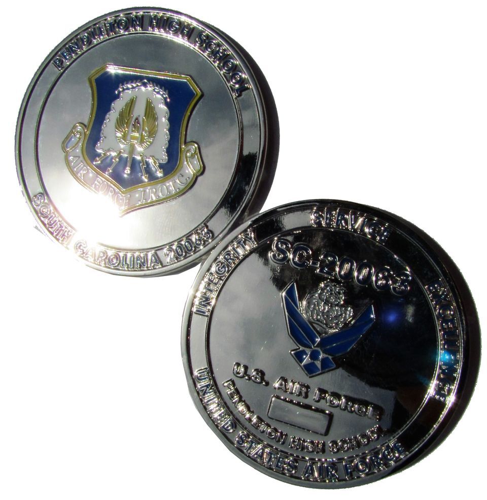 Pendleton High School SC-20063 USAF Challenge Coin