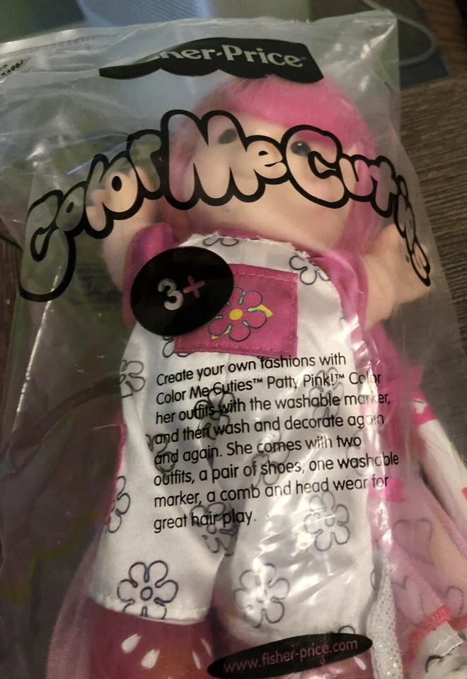 Muñeca de peluche Fisher Price Color Me Cuties Pink Patty Foto 4 de 4