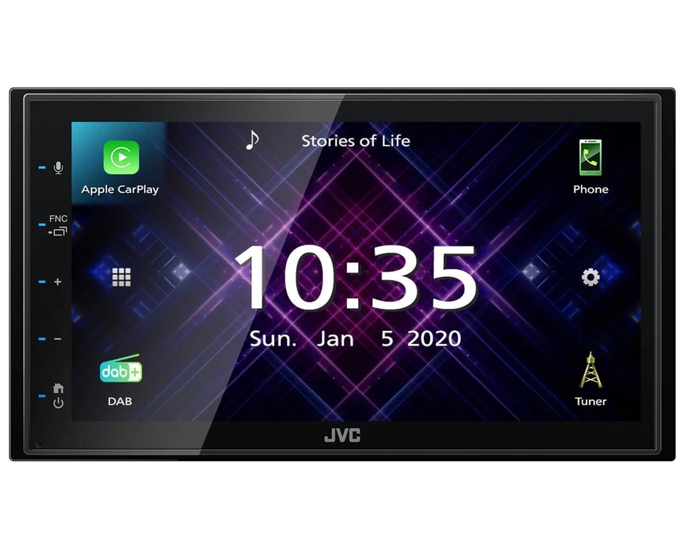 JVC KW-M565DBT 2-DIN Digital Autoradio Apple CarPlay Android Auto DAB+ Mirroring - Bild 3 von 4