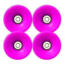 70mm PINK Longboard Skateboard Wheels Abec 9 Bearings
