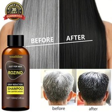 Hair Dye Shampoo 3 in 1 for Gray Hair, Herbal Ingredients Natural Shampoo 100ml