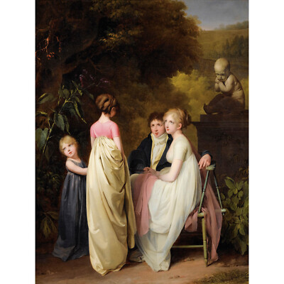 GEMÄLDE AUSSEN STUDIE BOILLY KONVERSTION IM PARK KUNSTDRUCK POSTER HP1651