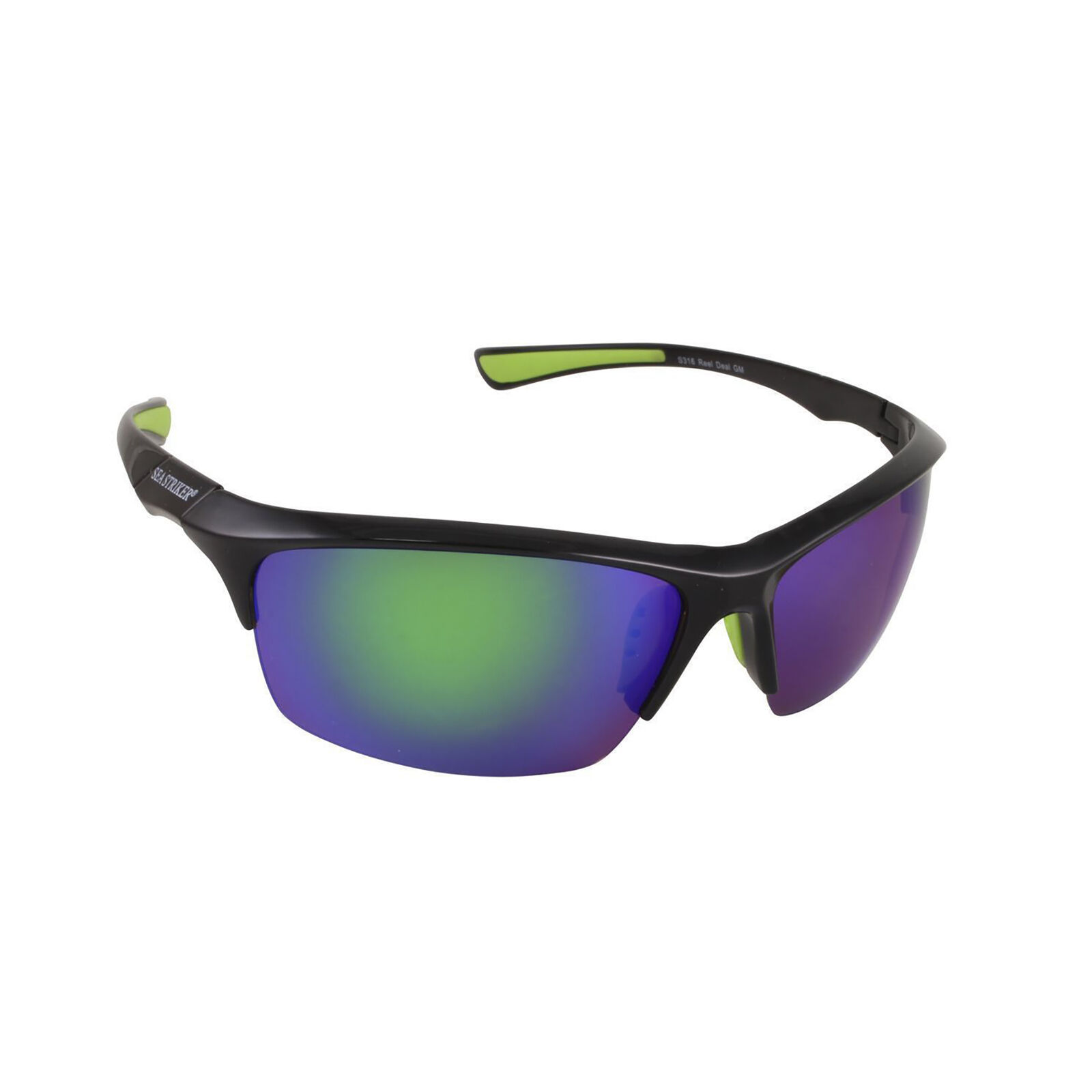 Reel Deal Sunglasses Sea Striker 31601 Black / Green