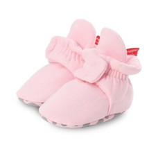 New Fashion Warm Cotton Fabric Pink Baby Girl Boots Baby Booties