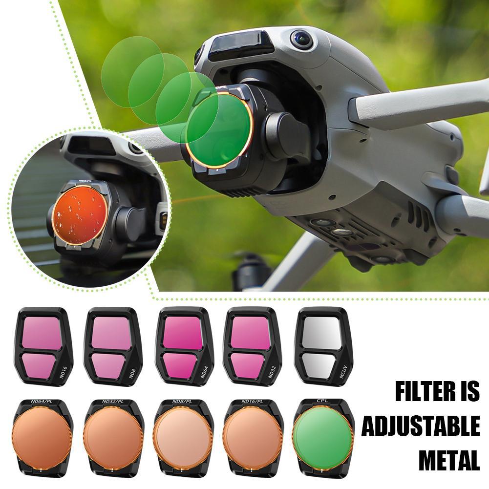 FOR DJI Drone Air 3S Filter Adjustable Metal^-image