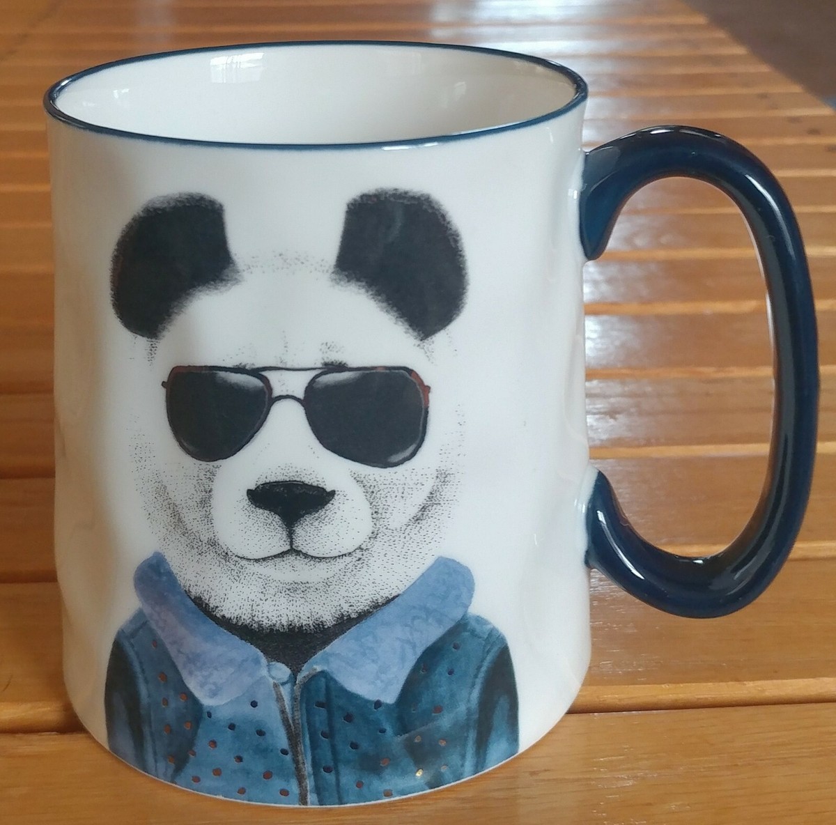 Signature Housewares Hipster Panda Bear Coffee Tea Mug | eBay