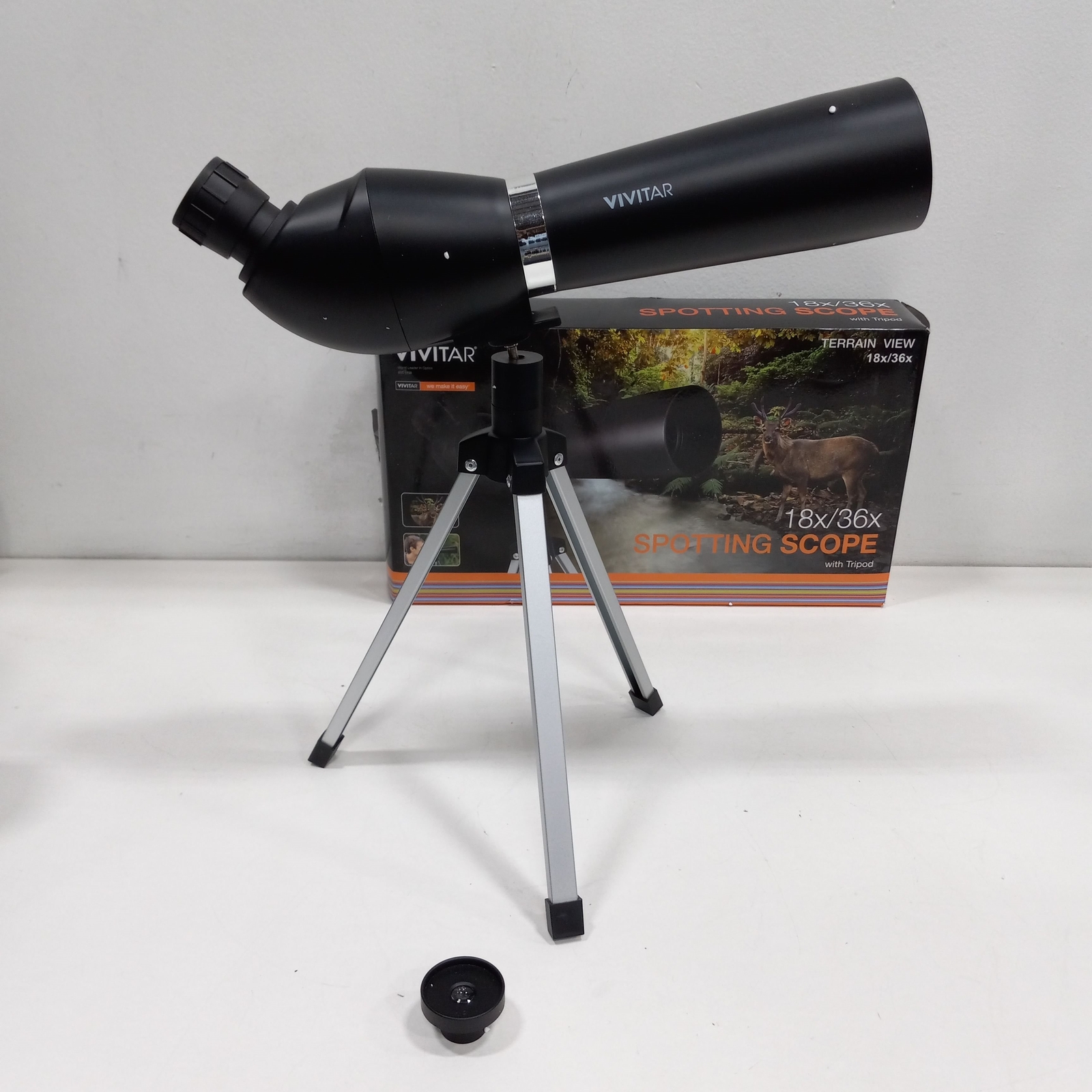 Vivitar 18x/36x Spotting Scope w/ Tripod IOB eBay