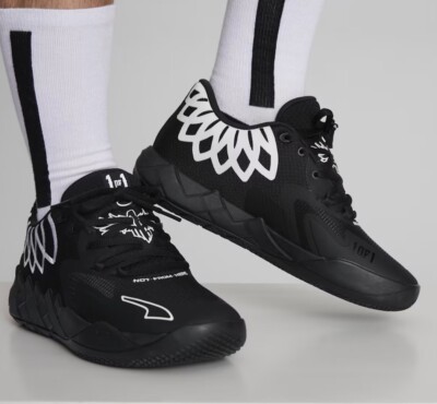 PUMA LaMELO MB.01 Teambank Lo black/white 376941-12 Men 
