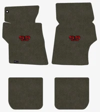 Lloyd Ultimat Front & Rear Mats for '66-67 Chevy Malibu w/Red on Black SS 396