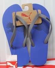 PUMA BEACHWEAR SLIP-ON BLUE WHITE FLIP FLOPS