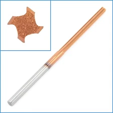 2.5mm x 25mm 4Flute Carbide Reamer H7 Straight HRC55 Cutting Tool CNC Rotary Bit
