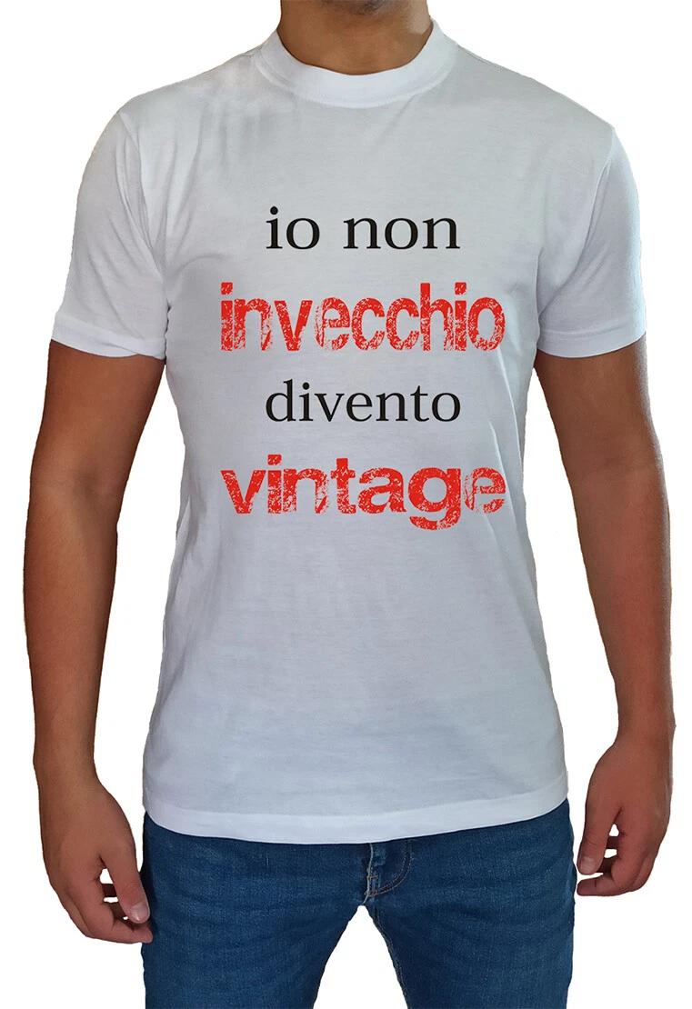 T shirt Divertenti Uomo Io Non Invecchio Compleanno Maglietta Divertente  Humour