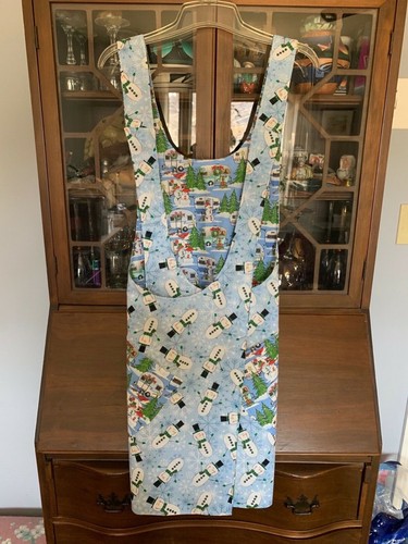Handmade reversible crossbody apron - Picture 5 of 6