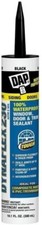 DAP DYNAFLEX 230 BLACK Silicone Door Trim Window Siding Sealant 10.1oz 18280 NEW