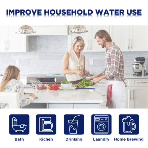 8 Pack 20" x 4.5" Big Blue Whole House System String Wound Sediment Water Filter - Picture 10 of 11