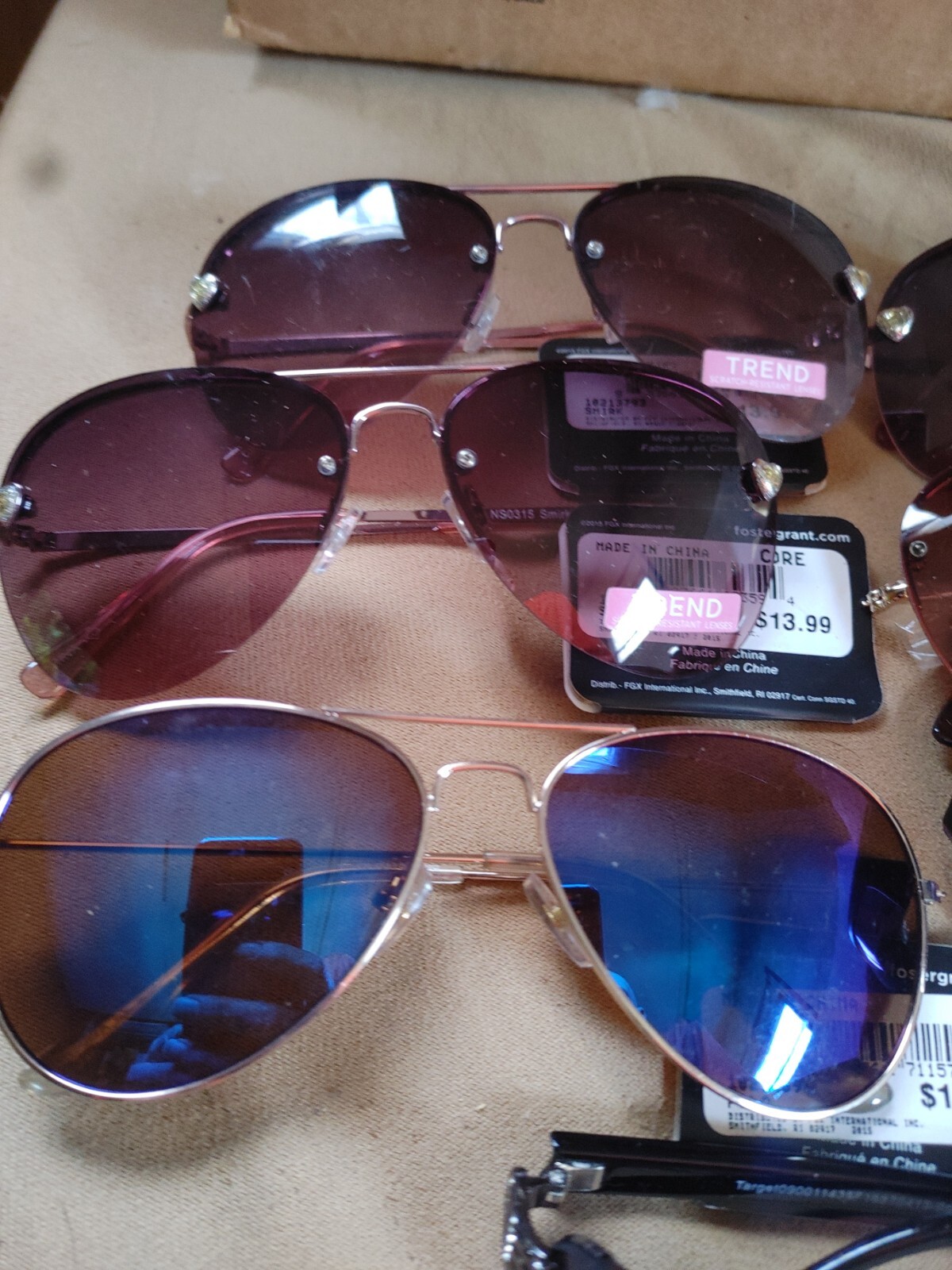 7-Pack UV Protection Sunglasses Set by Foster Grant – Beach Blast Mix-image