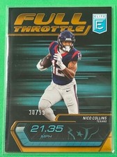 2024 DONRUSS ELITE FOTL FULL THROTTLE ORANGE INSERT NICO COLLINS #30/99 - RAVENS