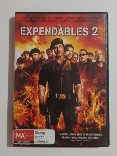 The Expendables 2 DVD Region 4 GC Ex-rental Action Stallone Free Postage - Afbeelding 1 van 7