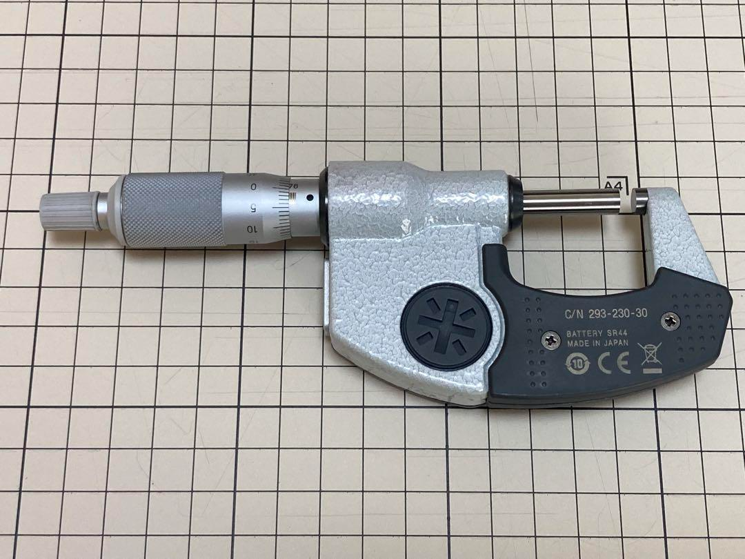 その他 Mitutoyo Digimatic Micrometer 0-25mm Mitutoyo 293-230-30 Digimatic Micrometer 0-25mm SPC Output MDC