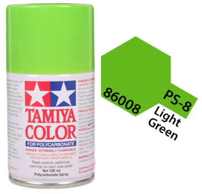 Tamiya Polycarbonate Lexan RC Spray Paint PS Series 100ml - US Fast Ship