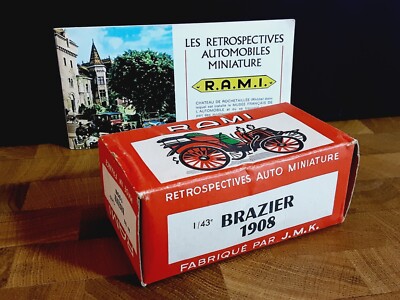 Vtg R.A.M.I. by JMK diecast cars Spa 1912 Brazier 1908 Berliet 1910 France | eBay