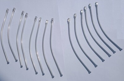 Feeding cannuala curve Size:8G+10Gx8.5 inch-8 pcs set-Good for macaw cockatoo