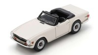 Schuco 1/43 Triumph TR6 Weiss Open Modellbau Statisches Modell Diecast