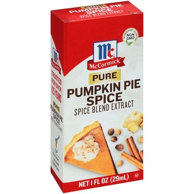 McCormick Pure Pumpkin Pie Spice Blend Extract, 1 fl oz 1 Fl Oz (Pack of 1) 