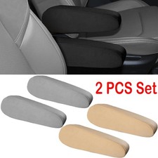 2 Pcs Car Front Seat Armrest Covers Elastic Fabric Auto Seat Armrest Protectors