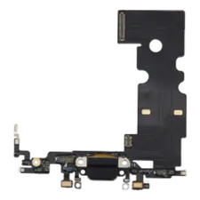Charging Port Flex Cable For iPhone SE 2020  Aftermarket Plus  Space Gray 