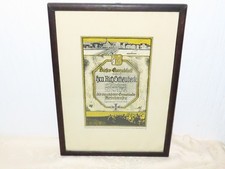 Reservistenbild Ehrenblatt Kriegsteilnehmer 1914/1918 Reinhausen Deutsch 1 WK !