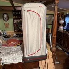 CHI Easy Steam Hanging Garment Steamer 11572 Hanging Bag Folding Tested Working