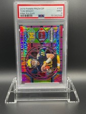 2019 PANINI PRIZM DRAFT PICKS PINK PULSAR #100 TOM BRADY PSA 9
