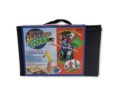 A2Z All Star 2 in 1 Sitzsack Wurfspiel mit 8 Sitzsäcken Outdoor Gartenspiel