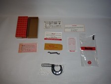 Starrett Micrometer 210A Made In USA w/ Box,Papers and Wrench
