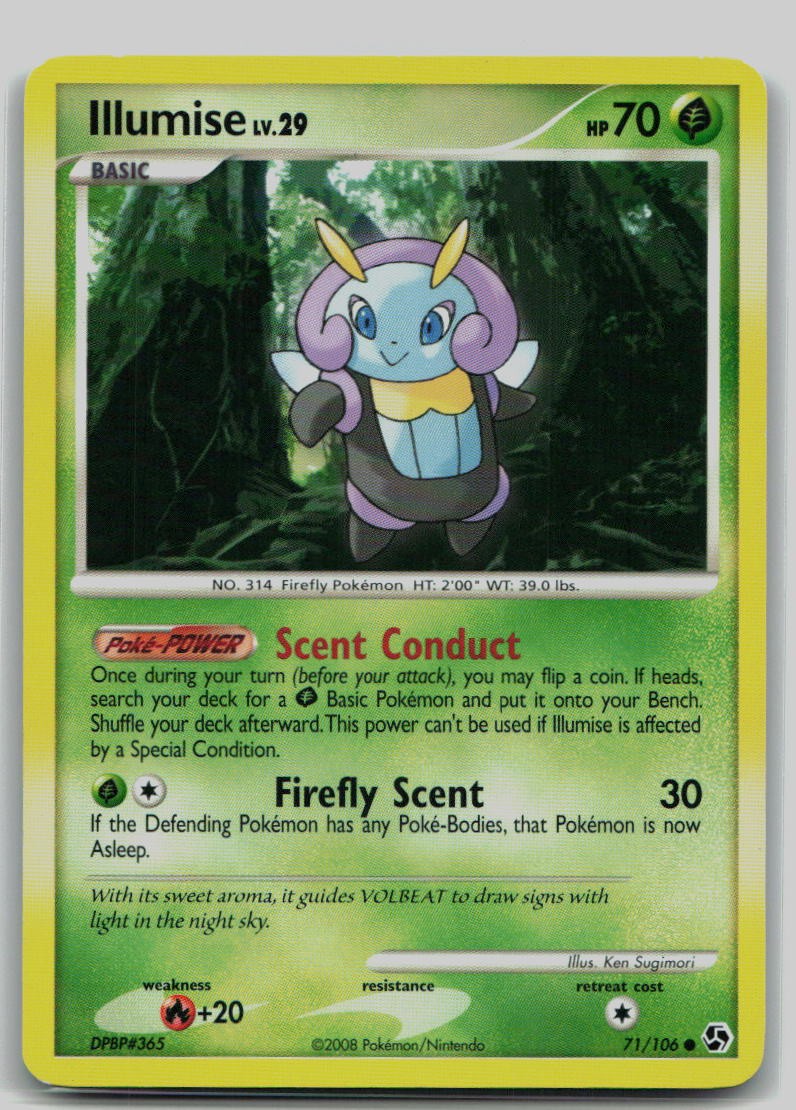 Pokemon TCG Illumise Great Encounters 71/106 LP