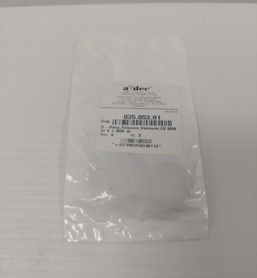 ADEC 035.053.01 O-RING,SIL,VAC,20MMX2MM,PKG 10